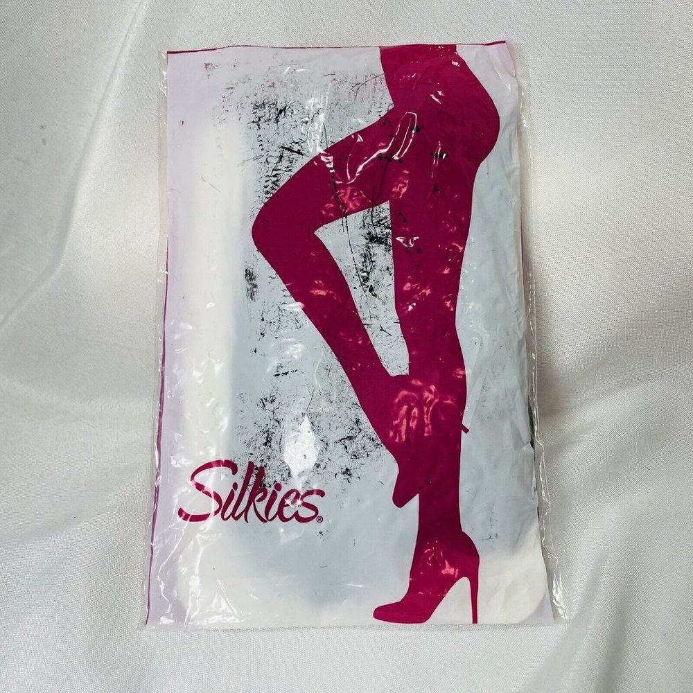 Silkies 2 Pack Trouser Socks Dark Brown Microfiber Queen Size 911423 Sculptz
